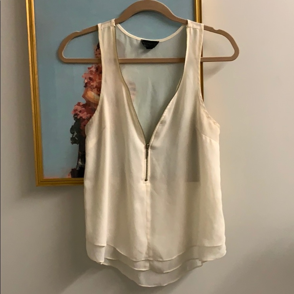 TOPSHOP sheer tank top